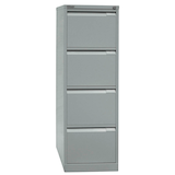 Artikelbild 1 für BISLEY Hängeregistraturschrank silber 4 Schubladen 41,3 x 62,2 x 132,1 cm, 1 St., Artikelnummer 744284