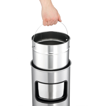 Artikelbild 9 für DURABLE Standaschenbecher silbermetallic, 1 St., Artikelnummer 471185