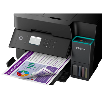 Artikelbild 14 für AKTION: EPSON EcoTank ET-3950 3 in 1 Tintenstrahl-Multifunktionsdrucker schwarz mit 60 Euro CashBack, Artikelnummer 683229