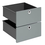 Artikelbild 1 für viasit System4 Schubladen anthrazit 37,5 x 37,5 x 37,5 cm, Artikelnummer 135893