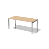 Artikelbild 1 für BISLEY Cito höhenverstellbarer Schreibtisch ahorn, silber rechteckig, 4-Fuß-Gestell silber 180,0 x 80,0 cm, Artikelnummer 257156