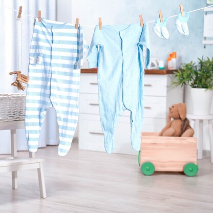 Artikelbild 4 für relaxdays Wäscheleine ausziehbar weiß, 1 St., Artikelnummer 555744