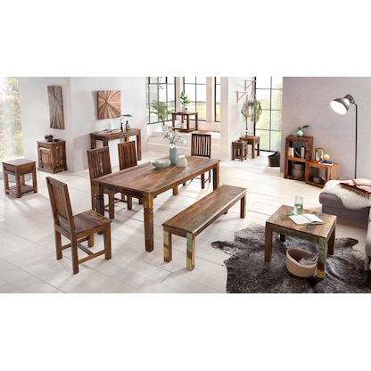 Artikelbild 3 für WOHNLING Couchtisch quadratisch Massivholz braun 60,0 x 60,0 x 47,0 cm, 1 St., Artikelnummer 905871