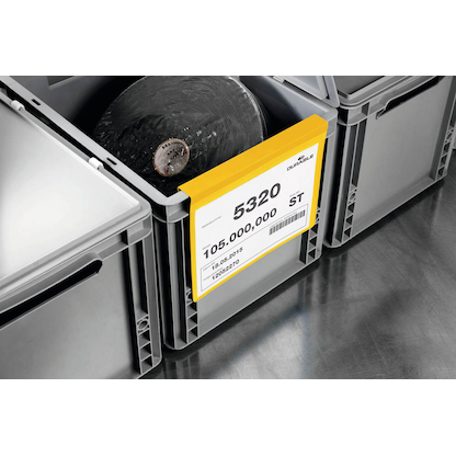 Artikelbild 2 für DURABLE Kennzeichnungstaschen gelb A5, 50 St., Artikelnummer 784872