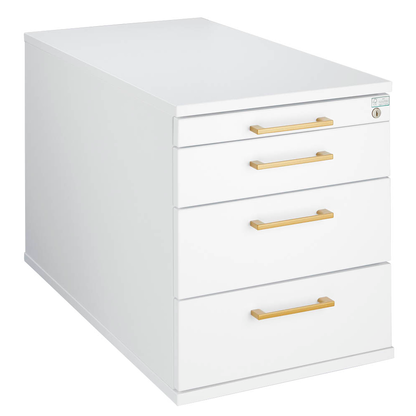 Artikelbild für HAMMERBACHER Solid Rollcontainer weiß 4 Auszüge 42,8 x 80,0 x 51,2 cm, Artikelnummer 298077