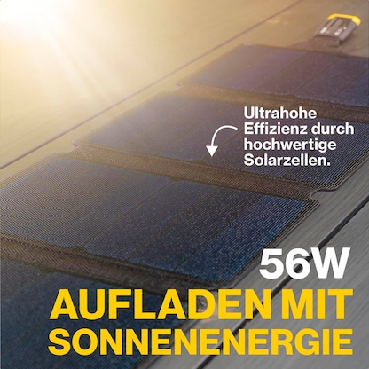 Artikelbild 9 für Aqiila® Sunbird P56 Solarladegerät schwarz, 56 W, Artikelnummer 533929
