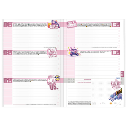 Artikelbild 4 für Häfft® Verlag Hausaufgabenheft Game On 2025/2026 liniert DIN A5 ohne Rand, 88 Blatt, 1 St., Artikelnummer 590739