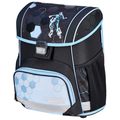 Artikelbild 3 für herlitz Schulranzen-Set Loop Plus Cyber Soccer Kunstfaser grün, Artikelnummer 556379