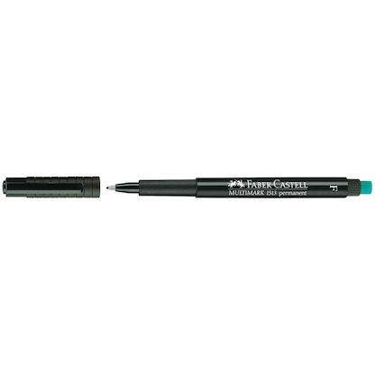 Artikelbild 2 für FABER-CASTELL MULTIMARK 1513 Folienstifte schwarz 0,6 mm permanent, 10 St., Artikelnummer 687137