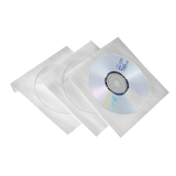 Artikelbild 1 für Intenso 1er CD-/DVD-Hüllen Papier weiß, 100 St., Artikelnummer 478901