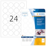 Artikelbild 1 für HERMA Sicherheitsetiketten 4234 weiß 40,0 x 40,0 mm, 25 Blatt, Artikelnummer 306324