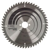 Artikelbild 1 für BOSCH Optiline Wood Kreissägeblatt 216,0 mm, 54 Zähne, 1 St., Artikelnummer 454654