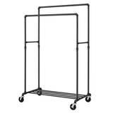 Artikelbild 1 für SONGMICS Rollgarderobe HSR60BV1 schwarz Metall 100,0 x 142,0/162,0 cm, Artikelnummer 291371