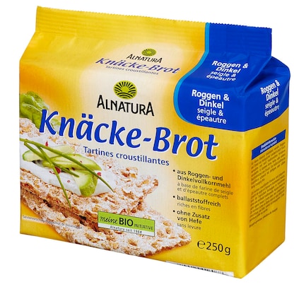 Artikelbild 3 für ALNATURA Bio Roggen & Dinkel Knäckebrot 250,0 g, 1 St., Artikelnummer 293138