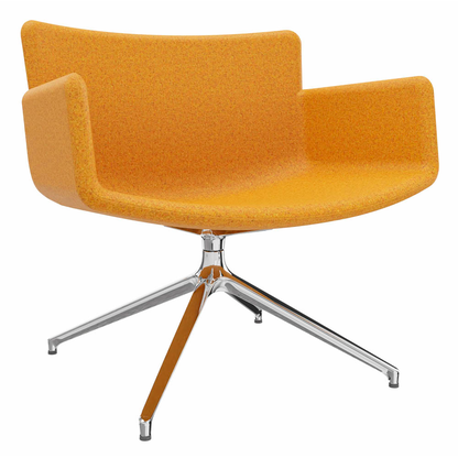 Artikelbild für fm Sessel LODUS orange chrom Stoff 86,0 x 86,0 x 80,0 cm, 1 St., Artikelnummer 448767