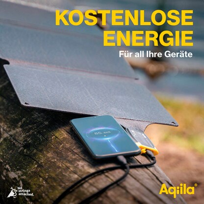 Artikelbild 5 für Aqiila® Sunbird P56 Solarladegerät schwarz, 56 W, Artikelnummer 533929