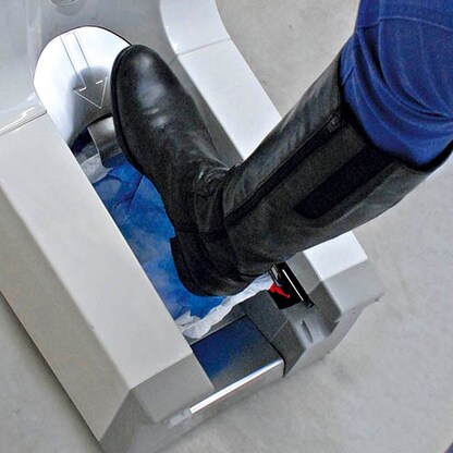 Artikelbild 2 für franz mensch Überschuhspender Hygomat Classic 88810 weiß, grau Kunststoff, 1 St., Artikelnummer 433755