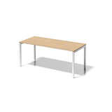 Artikelbild 1 für BISLEY Cito höhenverstellbarer Schreibtisch ahorn, verkehrsweiß rechteckig, 4-Fuß-Gestell weiß 180,0 x 80,0 cm, Artikelnummer 257175