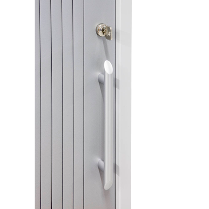 Artikelbild 6 für HAMMERBACHER Rollladenschrank lichtgrau, silber 1 Fachboden 120,0 x 40,0 x 74,8 cm, Artikelnummer 359897