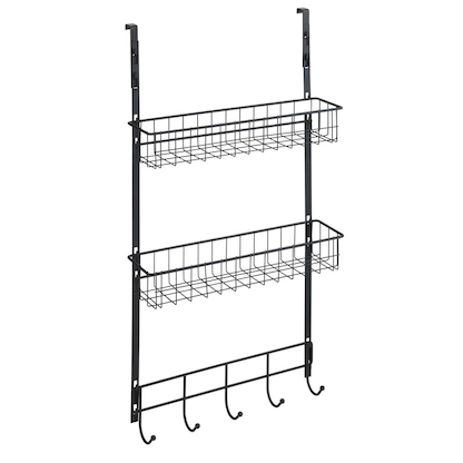 Artikelbild für WENKO Türregal schwarz 39,0 x 10,0 x 75,0 cm, 1 St., Artikelnummer 531527