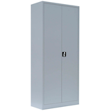 Artikelbild 1 für LÜLLMANN Stahlschrank 530330 lichtgrau 4 Fachböden 80,0 x 38,3 x 180,0 cm, aufgebaut, 1 St., Artikelnummer 182638