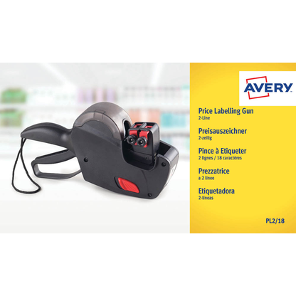 Artikelbild 2 für AVERY Zweckform PL2/18 Preisauszeichner grau, Artikelnummer 459036