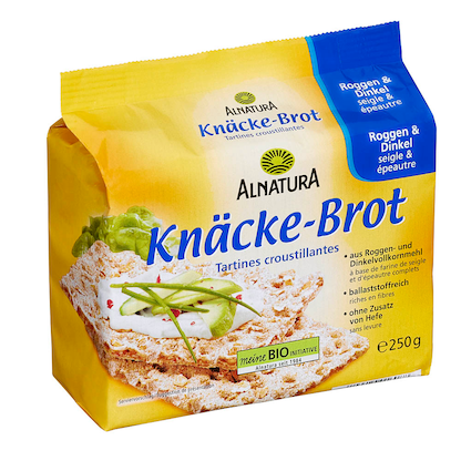 Artikelbild 2 für ALNATURA Bio Roggen & Dinkel Knäckebrot 250,0 g, 1 St., Artikelnummer 293138