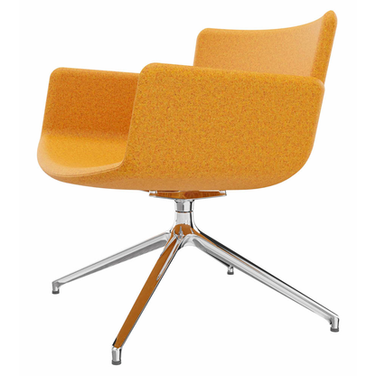 Artikelbild 2 für fm Sessel LODUS orange chrom Stoff 86,0 x 86,0 x 80,0 cm, 1 St., Artikelnummer 448767