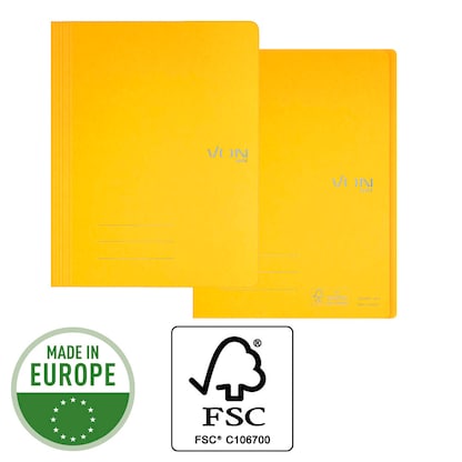 Artikelbild 6 für VON LEITZ Schnellhefter Karton gelb DIN A4, 1 St., Artikelnummer 635296