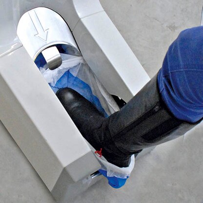 Artikelbild 3 für franz mensch Überschuhspender Hygomat Classic 88810 weiß, grau Kunststoff, 1 St., Artikelnummer 433755