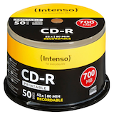 Artikelbild 1 für Intenso CD-R 700 MB bedruckbar, 50 St., Artikelnummer 767905
