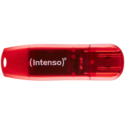 Artikelbild 2 für Intenso USB-Stick Rainbow Line rot 128 GB, 1 St., Artikelnummer 214811