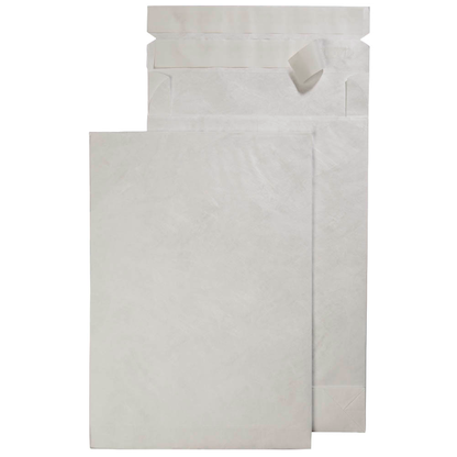 Artikelbild für BONG Faltentaschen Tyvek® E-Commerce ca. DIN B4 ohne Fenster weiß mit 5,0 cm Falte, 50 St., Artikelnummer 280121