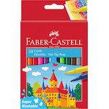 Artikelbild 1 für FABER-CASTELL Filzstifte farbsortiert, 24 St., Artikelnummer 314567