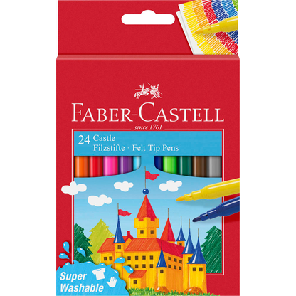 Artikelbild für FABER-CASTELL Filzstifte farbsortiert, 24 St., Artikelnummer 314567