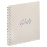Artikelbild 1 für PAGNA Gästebuch mit Spirale quadratisch blanko, creme Hardcover 40 Seiten, 1 St., Artikelnummer 142648