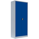 Artikelbild 1 für LÜLLMANN Stahlschrank 530331 enzianblau, lichtgrau 4 Fachböden 80,0 x 38,3 x 180,0 cm, aufgebaut, 1 St., Artikelnummer 182707