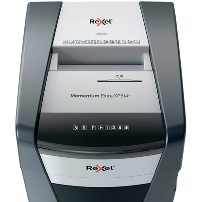 Artikelbild 12 für Rexel XP514+ Aktenvernichter mit Partikelschnitt P-5, 2 x 15 mm, bis 14 Blatt, grau, Artikelnummer 255838