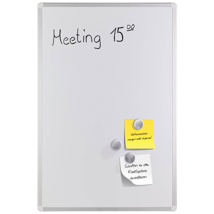Artikelbild für Whiteboard 90,0 x 60,0 cm weiß lackierter Stahl, Artikelnummer 102339