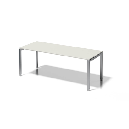 Artikelbild für BISLEY Cito höhenverstellbarer Schreibtisch grauweiß, silber rechteckig, 4-Fuß-Gestell silber 200,0 x 80,0 cm, Artikelnummer 257182