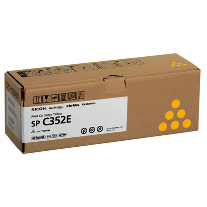 Artikelbild 2 für RICOH Type SP C352E gelb Toner, Artikelnummer 174213