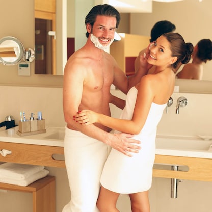 Artikelbild 7 für relaxdays Badaccessoires-Set braun, 1 Set, Artikelnummer 400311