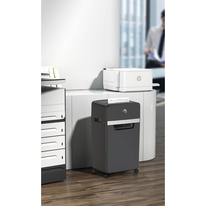 Artikelbild 10 für HP Pro Shredder 16MC Aktenvernichter mit Partikelschnitt P-5, 2 x 15 mm, bis 16 Blatt, schwarz, Artikelnummer 423931