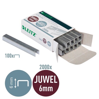 Artikelbild 3 für LEITZ Heftklammern Juwel 5642 6 mm, 2.000 St., Artikelnummer 647420