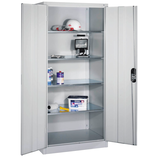 Artikelbild 1 für CP Stahlschrank 8922-052 S10160 lichtgrau 4 Fachböden 93,0 x 60,0 x 195,0 cm, aufgebaut, 1 St., Artikelnummer 150906