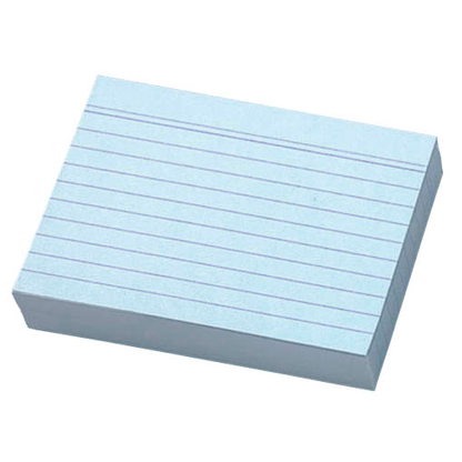 Artikelbild 2 für Karteikarten DIN A7 blau liniert, 100 St., Artikelnummer 432336