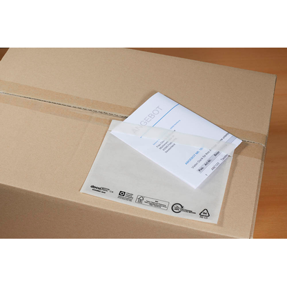 Artikelbild 6 für docuFIX® CLASSIC Lieferscheintaschen eco Kunststoff DIN C6 1.000 St., Artikelnummer 329282