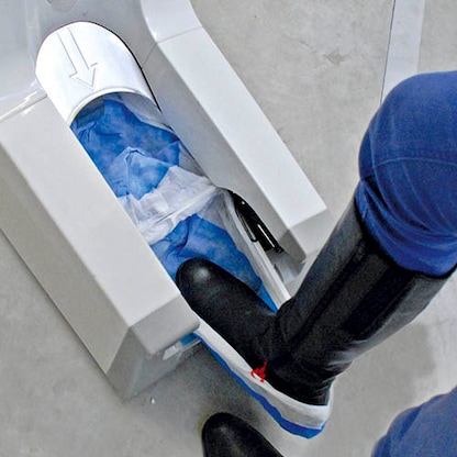 Artikelbild 4 für franz mensch Überschuhspender Hygomat Classic 88810 weiß, grau Kunststoff, 1 St., Artikelnummer 433755