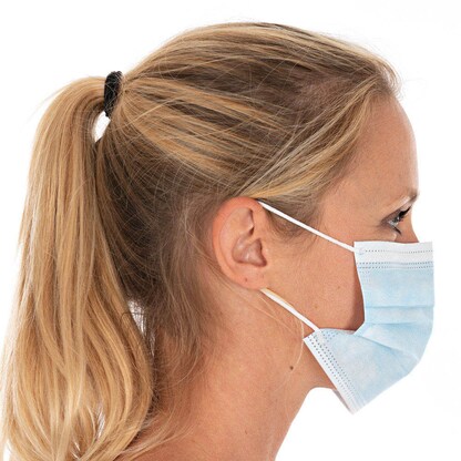 Artikelbild 4 für HYGOSTAR medizinischer Mundschutz DIN EN 14683 Typ II, 50 St., Artikelnummer 313922