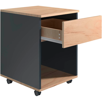 Artikelbild 5 für VCM my office Dasola Rollcontainer anthrazit, eiche 1 Auszug 39,0 x 45,0 x 55,0 cm, Artikelnummer 911311